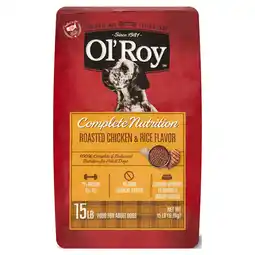 Walmart Ol' Roy Complete Nutrition Roasted Chicken & Rice Flavor Dry Dog Food, 15 lbs offer