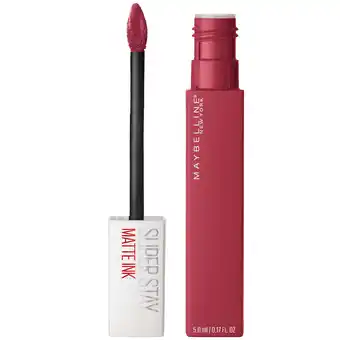 Walmart Maybelline Super Stay Matte Ink Un nude Liquid Lipstick, Ruler offer