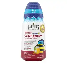 Walmart Zarbee's Kid's All-in-One Night Cough + Mucus, Throat, Nasal, 4 fl. oz offer