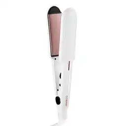 Walmart Conair Double Ceramic Flat Iron, 1.5-Inch, Rose Gold CS922N offer