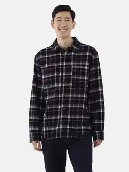 Walmart Brahma Men's Work Flannel Shirt with Long Sleeves, Sizes S-3XL offer