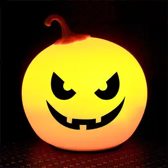 Walmart QTBIUQ Halloween Pumpkin Night Light: Festive Atmospheres Lamp, for Festive Decor A offer