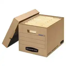 Walmart Filing Box, Letter/Legal Files, 13 X 16.25 X 12, Kraft, 25/Carton offer