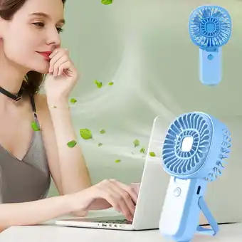 Walmart WANYR Handheld Turbo Fan USB Rechargeable Silent Student Dormitory Office Portable Wind Turbine Fan offer