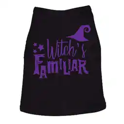 Walmart Dog Shirt Witch's Familiar Tshirt Funny Halloween Dog Clothes For Family Pet offer