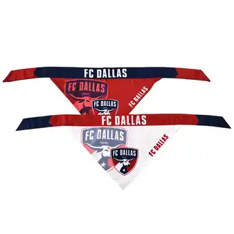 Walmart Little Earth FC Dallas Two-Pack Pet Bandana Set offer