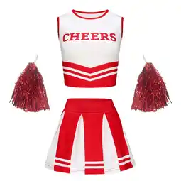 Walmart Girls Sports Meet Cheer Team Set With Handflowers Simple Clothing offer