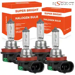 Walmart NSDXCT For Nissan Rogue 2014 2015 2016 2017 2018 2019 2020 Halogen Headlight Bulbs H11 High/Low Beam offer