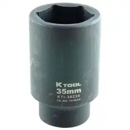 Walmart K-Tool International Deep 6Pt,Impact Socket,1/2Dr,35mm KTI-38235 offer