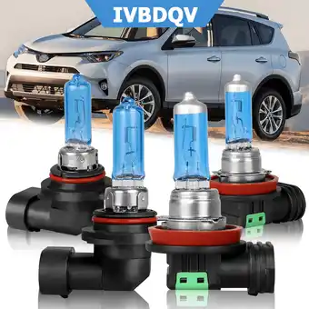 Walmart For Toyota RAV4 2016 2017 2018 Halogen Headlight Bulb High/Low Beam Fog Light Kit 4Pcs offer