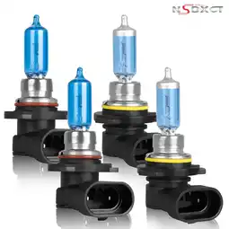 Walmart NSDXCT For Suburban 1500/2500 2000-2006 Halogen Headlight Bulbs 9005/HB3 9006/HB4 High Low Beam 4pcs offer