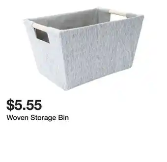 Five Below Woven Storage Bin offer