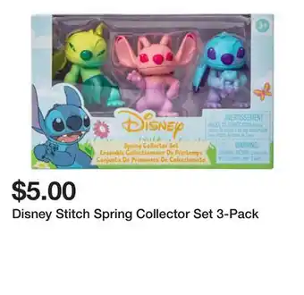 Five Below Disney Stitch Spring Collector Set 3-Pack offer