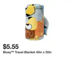 Five Below Bluey Travel Blanket 40in x 50in offer