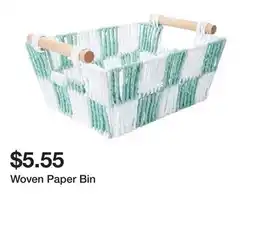 Five Below Woven Paper Bin offer