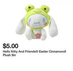 Five Below Hello Kitty And Friends Easter Cinnamoroll Plush 9in offer