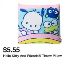 Five Below Hello Kitty And Friends Throw Pillow offer