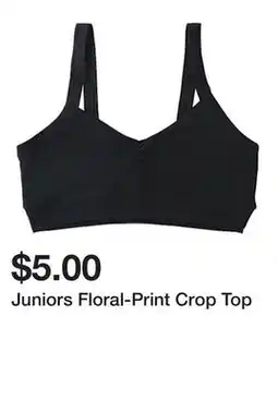 Five Below Juniors Floral-Print Crop Top offer