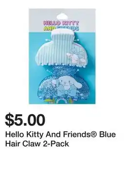 Five Below Hello Kitty And Friends Blue Hair Claw 2-Pack offer