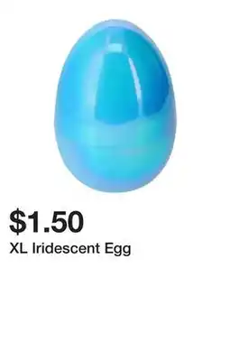 Five Below XL Iridescent Egg offer