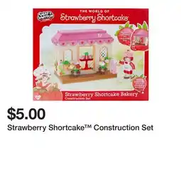 Five Below Strawberry Shortcake Construction Set offer