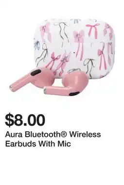 Five Below Aura Bluetooth Wireless Earbuds With Mic offer