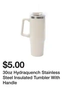 Five Below 30oz Hydraquench Stainless Steel Insulated Tumbler With Handle offer