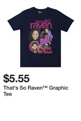 Five Below That's So Raven Graphic Tee offer