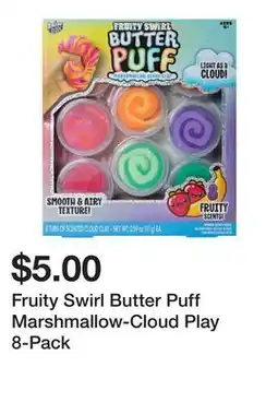 Five Below Fruity Swirl Butter Puff Marshmallow-Cloud Play 8-Pack offer