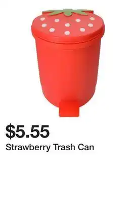 Five Below Strawberry Trash Can offer