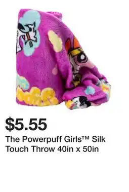 Five Below The Powerpuff Girls Silk Touch Throw 40in x 50in offer