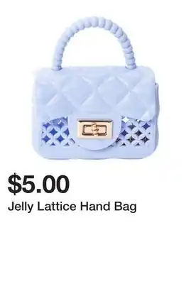 Five Below Jelly Lattice Hand Bag offer