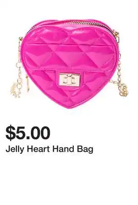 Five Below Jelly Heart Hand Bag offer