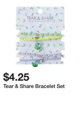 Five Below Tear & Share Bracelet Set offer