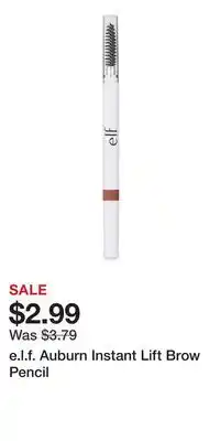 Big Lots e.l.f. Auburn Instant Lift Brow Pencil offer