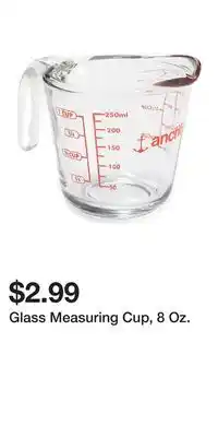 Big Lots Glass Measuring Cup, 8 Oz offer