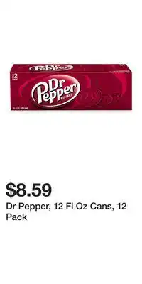 Big Lots Dr Pepper, 12 Fl Oz Cans, 12 Pack offer