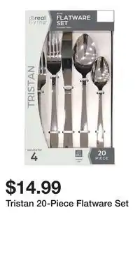 Big Lots Tristan 20-Piece Flatware Set offer