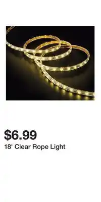 Big Lots 18' Clear Rope Light offer