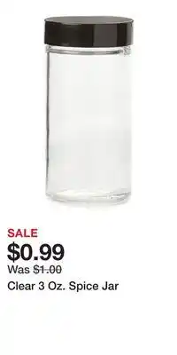 Big Lots Clear 3 Oz. Spice Jar offer