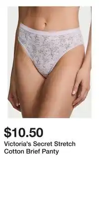 Victoria's Secret Victoria's Secret Stretch Cotton Brief Panty offer