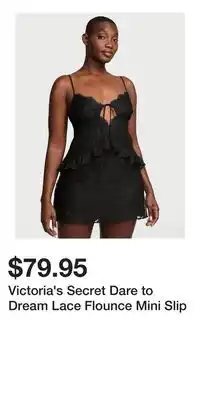 Victoria's Secret Victoria's Secret Dare to Dream Lace Flounce Mini Slip offer