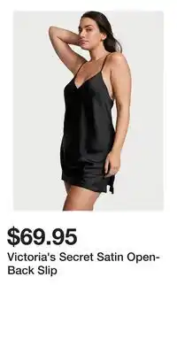 Victoria's Secret Victoria's Secret Satin Open-Back Slip offer