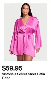 Victoria's Secret Victoria's Secret Short Satin Robe offer