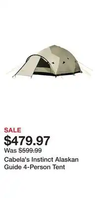 Cabela's Cabela's Instinct Alaskan Guide 4-Person Tent offer