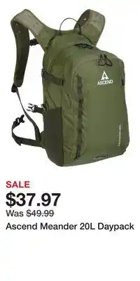 Cabela's Ascend Meander 20L Daypack offer