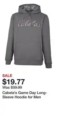 Cabela's Cabela's Game Day Long-Sleeve Hoodie for Men offer