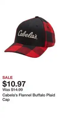 Cabela's Cabela's Flannel Buffalo Plaid Cap offer