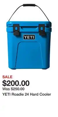 Cabela's YETI Roadie 24 Hard Cooler offer