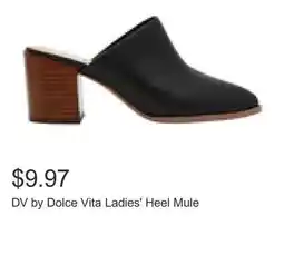 Costco DV by Dolce Vita Ladies' Heel Mule offer